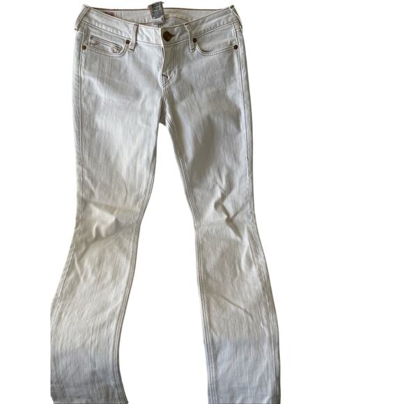 True Religion ‘Brooklyn’ Ankle Pants Jeans 28 Made in USA Light Wash Stretch - Picture 1 of 5